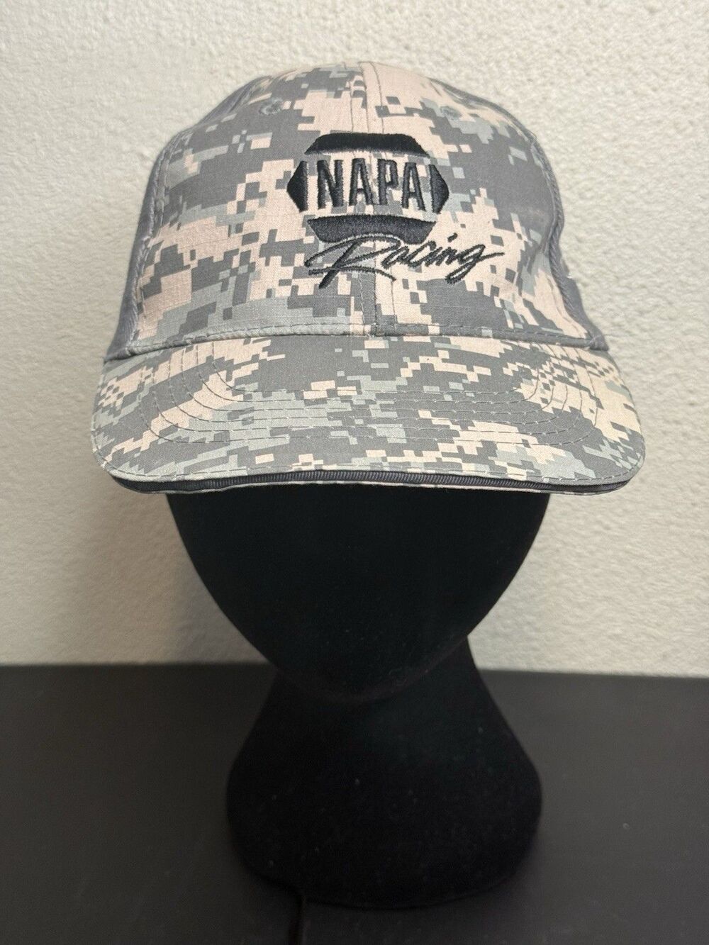 Napa "Know How" Racing Hat Ron Capps Green Digital Camouflaged Cap